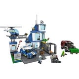 LEGO City Police 60316 Stazione di Polizia, con Camion della Spazzatura ed Elicottero Giocattolo, Giochi per Bambini, Giochi di costruzione con Camion della Spazzatura ed Elicottero Giocattolo, Giochi per Bambini, Set da costruzione, 6 anno/i, Plastica, 668 pz, 1,4 kg