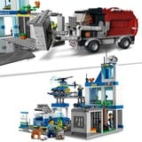 LEGO City Police 60316 Stazione di Polizia, con Camion della Spazzatura ed Elicottero Giocattolo, Giochi per Bambini, Giochi di costruzione con Camion della Spazzatura ed Elicottero Giocattolo, Giochi per Bambini, Set da costruzione, 6 anno/i, Plastica, 668 pz, 1,4 kg