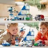 LEGO City Police 60316 Stazione di Polizia, con Camion della Spazzatura ed Elicottero Giocattolo, Giochi per Bambini, Giochi di costruzione con Camion della Spazzatura ed Elicottero Giocattolo, Giochi per Bambini, Set da costruzione, 6 anno/i, Plastica, 668 pz, 1,4 kg