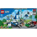 LEGO City Police 60316 Stazione di Polizia, con Camion della Spazzatura ed Elicottero Giocattolo, Giochi per Bambini, Giochi di costruzione con Camion della Spazzatura ed Elicottero Giocattolo, Giochi per Bambini, Set da costruzione, 6 anno/i, Plastica, 668 pz, 1,4 kg