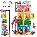 LEGO Friends 41748 Centro Comunitario di Heartlake City, Modular Building con Studio d'Arte e di Registrazione, Sala Giochi, Giochi di costruzione Modular Building con Studio d'Arte e di Registrazione, Sala Giochi, Set da costruzione, 9 anno/i, Plastica, 1513 pz, 2,33 kg