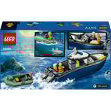 LEGO Inseguimento del motoscafo della Polizia, Giochi di costruzione Set da costruzione, 6 anno/i, Plastica, 264 pz, 621 g