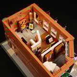 Lumibricks Brick Art Gallery, Giochi di costruzione 