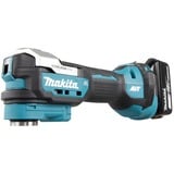 Makita Utensile multifunzione a batteria DTM52T1JX2, 18 Volt, Strumento multi funzione blu/Nero