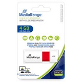MediaRange Color Edition 4GB, Chiavetta USB bianco/Rosso