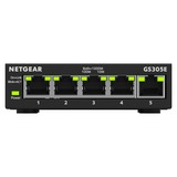 Netgear GS305E Gestito Gigabit Ethernet (10/100/1000) Nero Gestito, Gigabit Ethernet (10/100/1000)