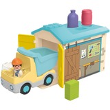 PLAYMOBIL Junior: Camion con garage di smistamento, Giochi di costruzione 