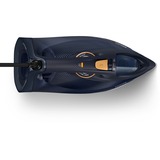 Philips Serie 7000 DST7060/20 ferro da stiro Ferro a vapore Piastra soletta SteamGlide Elite 3000 W Blu, Giallo blu scuro/Giallo, Ferro a vapore, Piastra soletta SteamGlide Elite, 2 m, 250 g/min, Blu, Giallo, 55 g/min