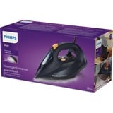 Philips Serie 7000 DST7060/20 ferro da stiro Ferro a vapore Piastra soletta SteamGlide Elite 3000 W Blu, Giallo blu scuro/Giallo, Ferro a vapore, Piastra soletta SteamGlide Elite, 2 m, 250 g/min, Blu, Giallo, 55 g/min