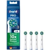 Procter & Gamble CrossAction 4 pz Bianco, Testina bianco, 4 pz, Bianco, 3 mese(i), Oral-B, 221 mm, 62 mm