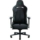 Razer Enki Sedia da gaming per PC Sedia tappezzata Nero Nero/Verde, Sedia da gaming per PC, 136 kg, Sedia tappezzata, Schienale tappezzato, 166,5 cm, 204 cm