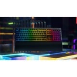 Razer Ornata V3 X tastiera USB QWERTZ Tedesco Nero, Tastiera da gioco Nero, Full-size (100%), USB, Interruttore a chiave a membrana, QWERTZ, LED RGB, Nero