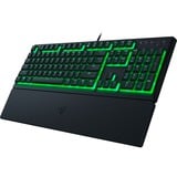 Razer Ornata V3 X tastiera USB QWERTZ Tedesco Nero, Tastiera da gioco Nero, Full-size (100%), USB, Interruttore a chiave a membrana, QWERTZ, LED RGB, Nero