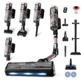 Rowenta X-Force Flex 16.60 Animal Aqua RH9CD9, Aspirapolvere verticale Nero/marrone chiaro