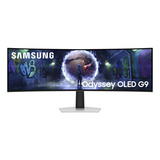 Samsung Odyssey S49DG934SU QD-OLED, Monitor di gioco argento