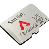 SanDisk SDSQXAO-128G-GN6ZY memoria flash 128 GB MicroSDXC UHS-I bianco, 128 GB, MicroSDXC, UHS-I, 100 MB/s, 90 MB/s, Argento