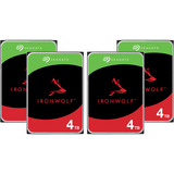 Seagate IronWolf NAS 4 x 4 TB Bundle, Hard-disk 