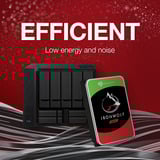 Seagate IronWolf NAS 4 x 4 TB Bundle, Hard-disk 