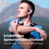 Shokz OpenRun Auricolare Wireless Passanuca Sport Bluetooth Blu, Cuffie blu, Wireless, 20 - 20000 Hz, Sport, 26 g, Auricolare, Blu
