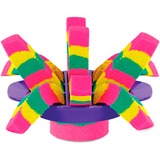 Spin Master Kinetic Sand Set Ultimate Sandisfying, 907 g di sabbia da gioco rosa, gialla e verde acqua, 10 formine e attrezzi, giocattoli sensoriali per bambini dai 7 anni in su, Gioco di sabbia Kinetic Sand Set Ultimate Sandisfying, 907 g di sabbia da gioco rosa, gialla e verde acqua, 10 formine e attrezzi, giocattoli sensoriali per bambini dai 7 anni in su, Sabbia cinetica per bambini, 3 anno/i, Plastica, Rosa, Colore foglia di tè, Giallo