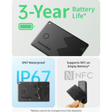 SwitchBot SwitchBot Smart Airtag Carta tracker per portafoglio nera 