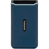 Transcend ESD370C 500 GB Nero, Blu blu, 500 GB, USB tipo-C, 3.2 Gen 2 (3.1 Gen 2), 1050 MB/s, Nero, Blu