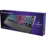 Turtle Beach TBK-1003-02-DE, Tastiera da gioco alluminio (spazzolato)/Nero