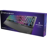 Turtle Beach Vulcan II tastiera Gaming USB Tedesco Nero, Tastiera da gioco alluminio (spazzolato)/Nero, Full-size (100%), Cablato, USB, Interruttore a chiave meccanica, LED RGB, Nero