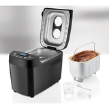 Unold 68525 macchina per il pane 850 W Nero Nero, 1,5 kg, Finestra visuale, Timer, Controllo di doratura della crosta variabile, Funzione mantieni al caldo, 850 W