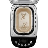 Unold 68525 macchina per il pane 850 W Nero Nero, 1,5 kg, Finestra visuale, Timer, Controllo di doratura della crosta variabile, Funzione mantieni al caldo, 850 W