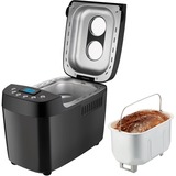 Unold 68525 macchina per il pane 850 W Nero Nero, 1,5 kg, Finestra visuale, Timer, Controllo di doratura della crosta variabile, Funzione mantieni al caldo, 850 W