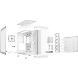be quiet! LIGHT BASE 900 FX White Full Tower Bianco, Torre grande telaio bianco, Full Tower, PC, Bianco, ATX, EATX, micro ATX, Mini-ITX, XL-ATX, Acrilonitrile butadiene stirene (ABS), Vetro, SGCC, Gaming