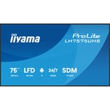 iiyama ProLite LH7575UHS-B2AG, Public Display Nero (opaco)
