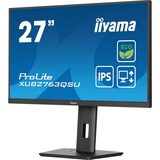 iiyama XUB2763QSU-B1, Monitor LED Nero (opaco)