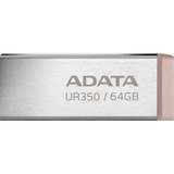 ADATA UR350-64G-RSR/BG, Chiavetta USB nichel/marrone