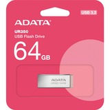 ADATA UR350-64G-RSR/BG, Chiavetta USB nichel/marrone