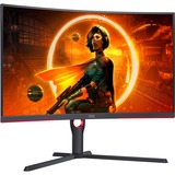 AOC CQ32G3SU/BK Monitor PC 80 cm (31.5") 2560 x 1440 Pixel Quad HD LED Nero, Rosso, Monitor di gioco Nero/Rosso, 80 cm (31.5"), 2560 x 1440 Pixel, Quad HD, LED, 4 ms, Nero, Rosso