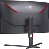 AOC CQ32G3SU/BK Monitor PC 80 cm (31.5") 2560 x 1440 Pixel Quad HD LED Nero, Rosso, Monitor di gioco Nero/Rosso, 80 cm (31.5"), 2560 x 1440 Pixel, Quad HD, LED, 1 ms, Nero, Rosso