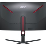 AOC CQ32G3SU/BK Monitor PC 80 cm (31.5") 2560 x 1440 Pixel Quad HD LED Nero, Rosso, Monitor di gioco Nero/Rosso, 80 cm (31.5"), 2560 x 1440 Pixel, Quad HD, LED, 1 ms, Nero, Rosso