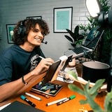 Audio-Technica ATH-M50xSTS StreamSet, Headset Nero