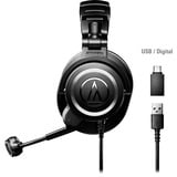 Audio-Technica ATH-M50xSTS StreamSet, Headset Nero