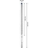 Bosch 2 608 900 229 punta per trapano 1 pz Trapano, 2 cm, 520 mm, Cemento, Pietra, 40 cm, SDS-max