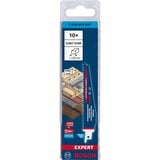 Bosch 2 608 900 397 lama per sega a gattuccio, sega a traforo e sega universale Lama per sega universale Acciaio al carbonio (HCS) 10 pz Lama per sega universale, Legno per costruzione con chiodi, In legno duro, Legno, Legno con chiodi, Acciaio al carbonio (HCS), Blu, 10 cm, 5-7