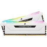 Corsair Vengeance CMH32GX4M2E3200C16W memoria 32 GB 2 x 16 GB DDR4 3200 MHz bianco, 32 GB, 2 x 16 GB, DDR4, 3200 MHz, 288-pin DIMM