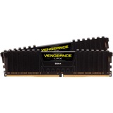 Corsair Vengeance LPX CMK64GX4M2D3600C18 memoria 64 GB 2 x 32 GB DDR4 3600 MHz Nero, 64 GB, 2 x 32 GB, DDR4, 3600 MHz, 288-pin DIMM