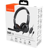 Creative Chat USB, Headset Nero