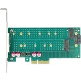 DeLOCK 89047 scheda di interfaccia e adattatore Interno M.2, SATA, Controllore PCIe, M.2, SATA, A basso profilo, PCIe 4.0, 5 - 50 °C, -25 - 70 °C