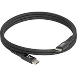 DeLOCK Cavo USB-C 2.0 con rivestimento tessile magnetico Nero