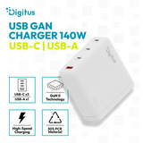 Digitus Caricatore USB GaN 140W, 3x USB-C, 1x USB-A, Caricabatterie 