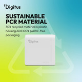 Digitus Caricatore USB GaN 140W, 3x USB-C, 1x USB-A, Caricabatterie 